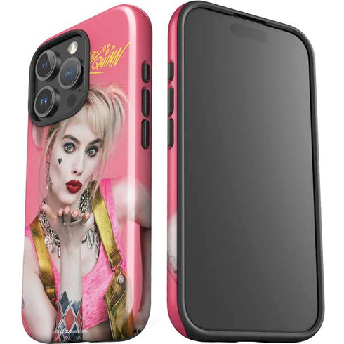 DC Comics Harley Quinn Blowing Kisses iPhone 16 Pro Impact Case